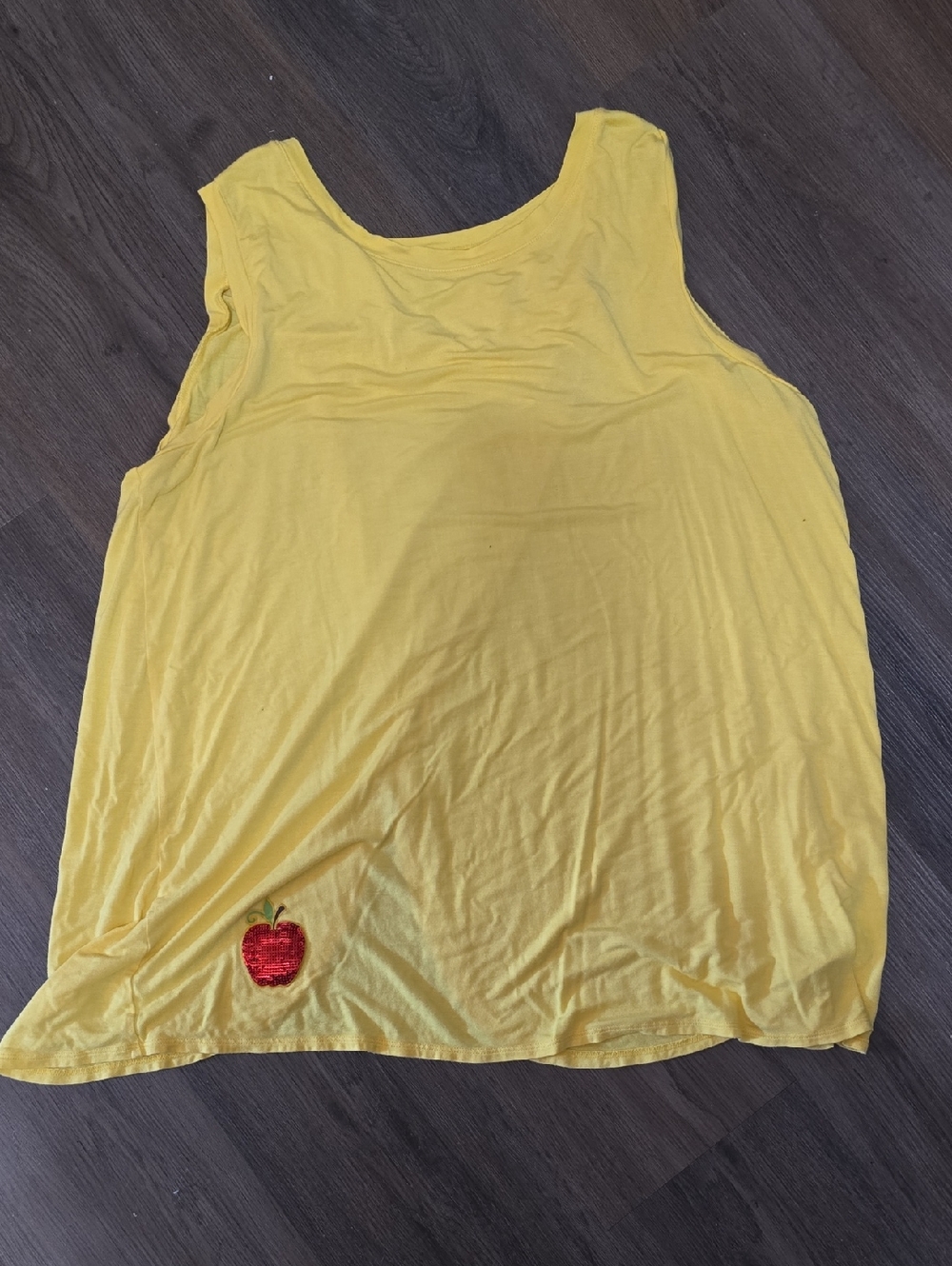 Disney Yellow Women's Snow White Sleeveless Tank Top